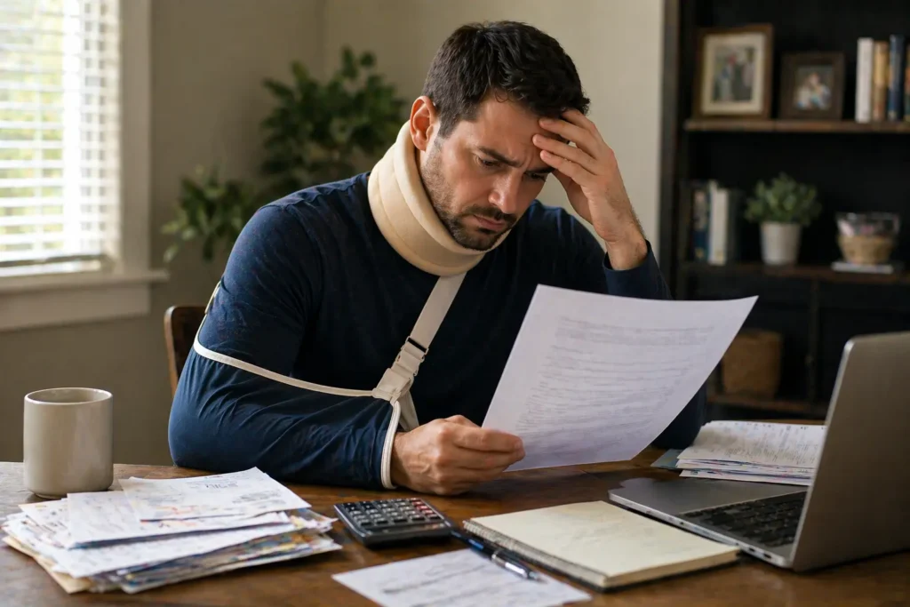 Injured reading insurance denial