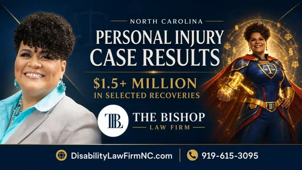 North Carolina personal injury case results from The Bishop Law Firm
